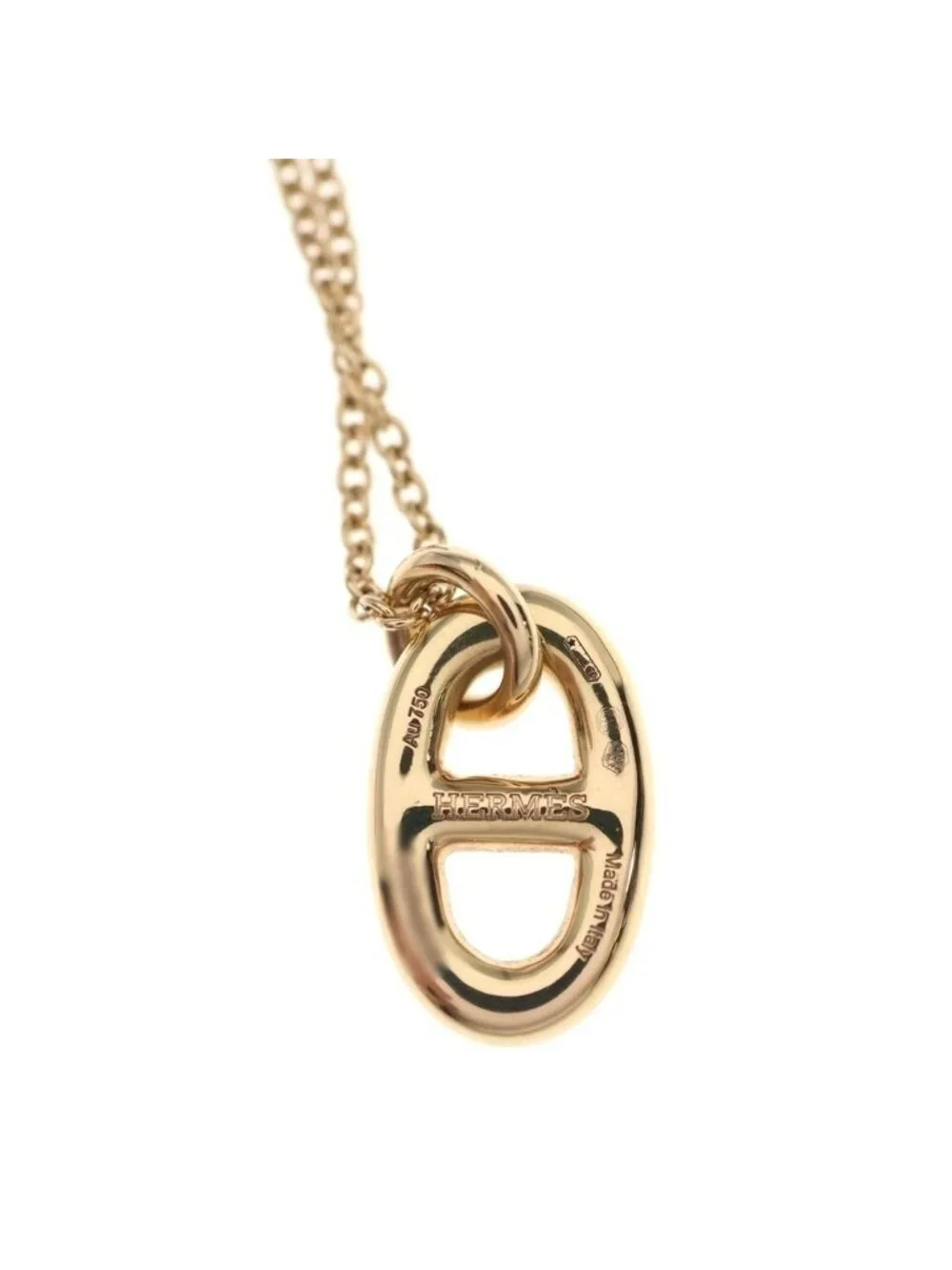 Hermes Farandole PM Necklace Yellow Gold